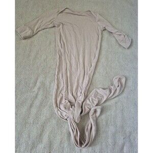 Stellajane & co infant bamboo gown size 0-3 months - tan